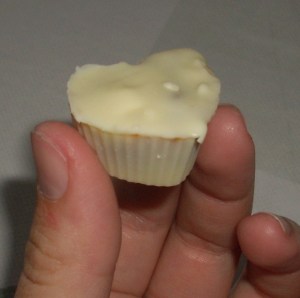 bombón chocolate blanco