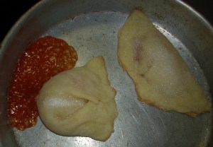 desparramo de dulce de membrillo