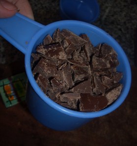 chocolate picado