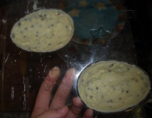 huevo chocolate blanco con cereales (en molde)