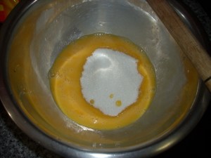 bizcochuelo leche caliente