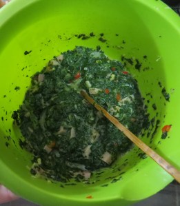 Tortilla de espinaca