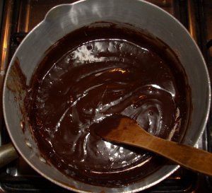 baño chocolate y dulce de leche