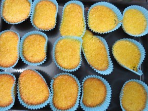 Magdalenas de mandarina