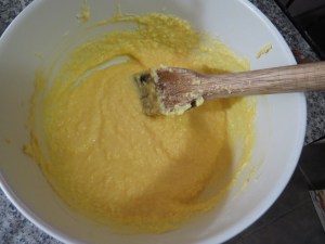 budín de chocolate y dulce de leche