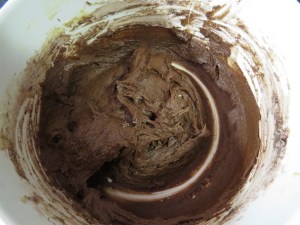 budín de chocolate y dulce de leche