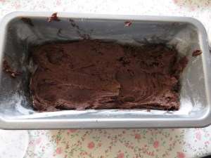 budín de chocolate y dulce de leche