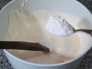Arrollado de dulce de leche