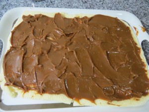 Arrollado de dulce de leche