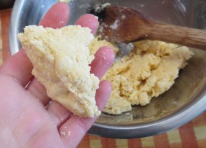torta de coco y dulce de leche