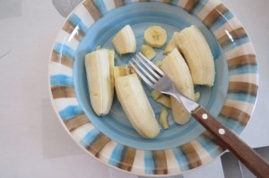 torta de banana y nueces
