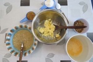 torta de banana y nueces