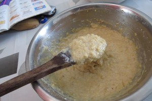 torta de banana y nueces