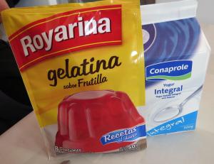 Gelatina de yogur