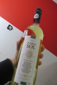 Risotto al azafrán - vino blanco