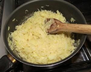 Risotto al azafrán