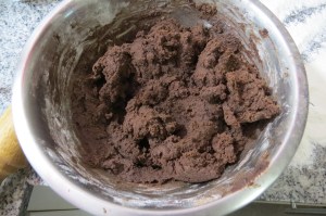 Galletitas de chocolate con forma