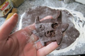 Galletitas de chocolate con forma