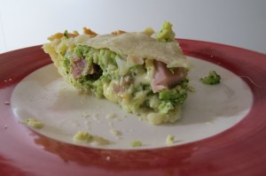 pastel de broccoli