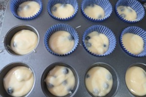 magdalenas de arándanos