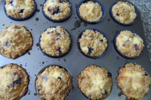 magdalenas de arándanos