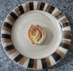 arrolladitos de jamón y queso