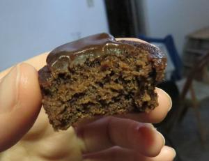 magdalenas de banana y chocolate