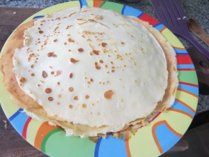 crepes de jamón y queso