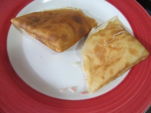 crepes de jamón y queso