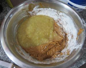 torta banana dulce de leche