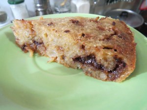 torta pera y chocolate