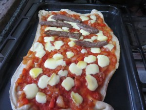 pizza con levadura