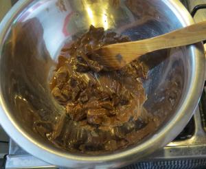 pasas de uva con chocolate