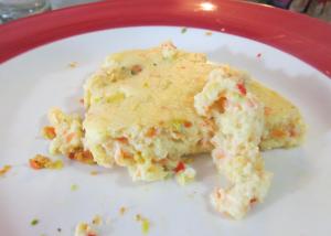 soufflé de verduras