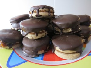 alfajores bañados chocolate