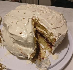 bizcochuelo merengue rubio