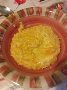 risotto de calabaza