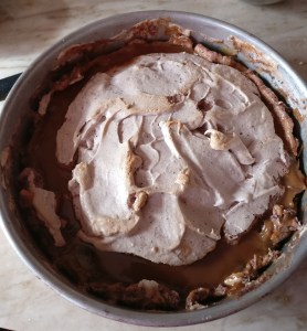 tarta chocolate merengue