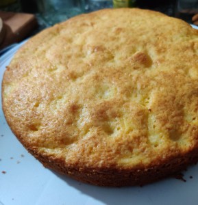 torta de pera y manzana