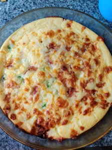 fainá de queso y panceta