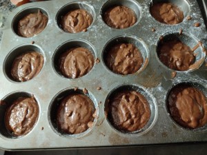 muffins chocolate y coco