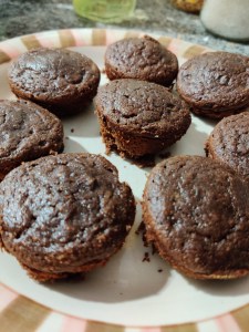 muffins chocolate y coco