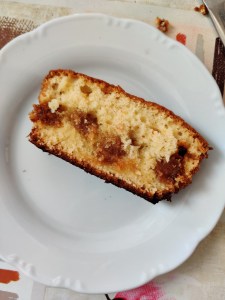 budín de vainilla con bloquecitos